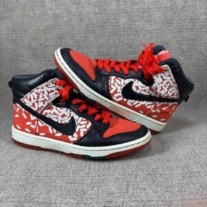 Nike Dunk High Skinny x Paule Marrot Sneaker Kids 6.5 Orange Athletic 354910-801